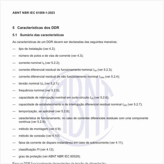 Quais são as características dos DDR?