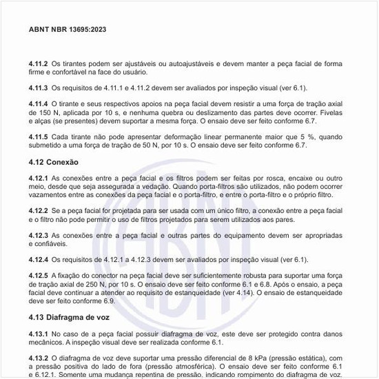 Como devem ser feitas as conexões entre a peça facial e os filtros?