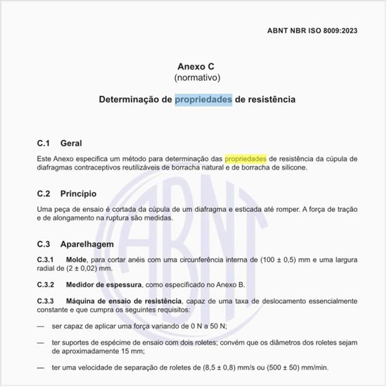 Como determinar as propriedades de resistência?