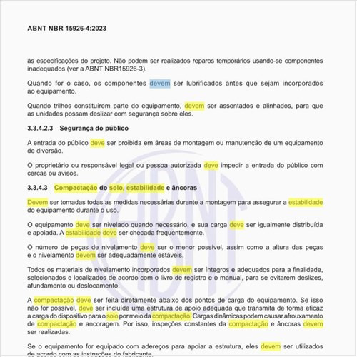 Como deve ser executada a compactação do solo, estabilidade e âncoras?