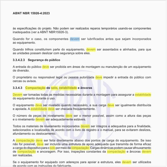 Como deve ser executada a compactação do solo, estabilidade e âncoras?