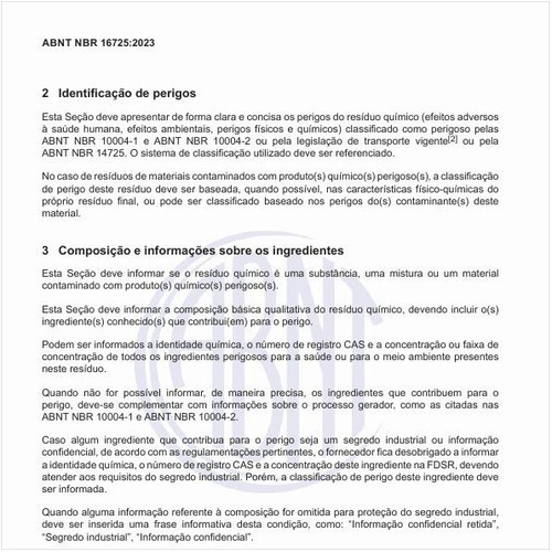 Como deve ser feita a identificação dos perigos?