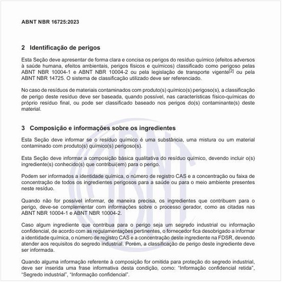 Como deve ser feita a identificação dos perigos?