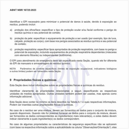 Por que se deve identificar as propriedades físicas e químicas?