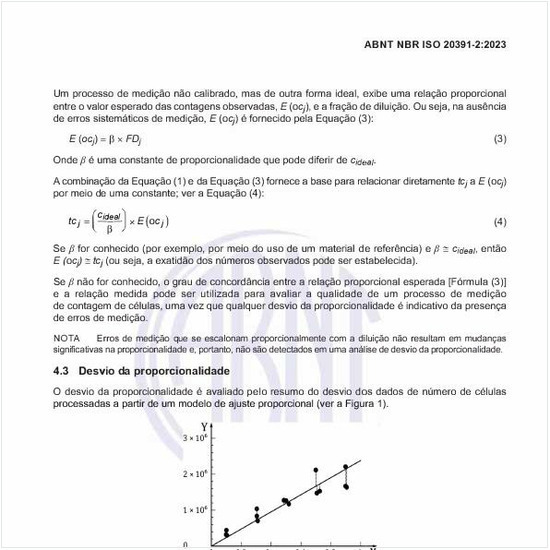 Como se avalia o desvio da proporcionalidade?