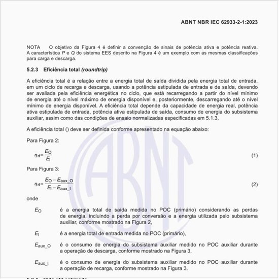 O que pode ser definida como a vida útil estimada da EESS?