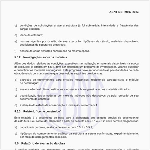 O que é um relatório “como construído”?