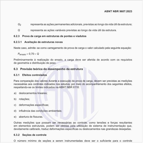 Qual a previsão teórica do desempenho da estrutura?