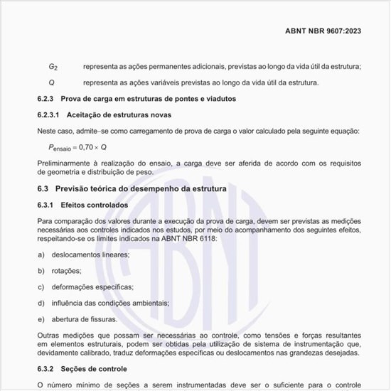Qual a previsão teórica do desempenho da estrutura?