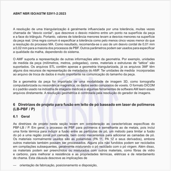 Quais são as diretrizes de projeto para fusão em leito de pó baseado em laser de polímeros?