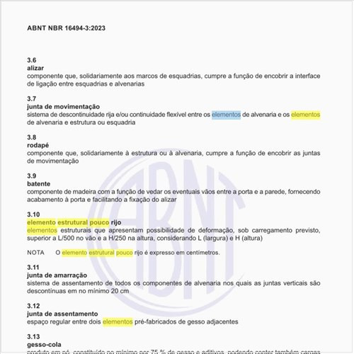 O que representa um elemento estrutural pouco rijo?