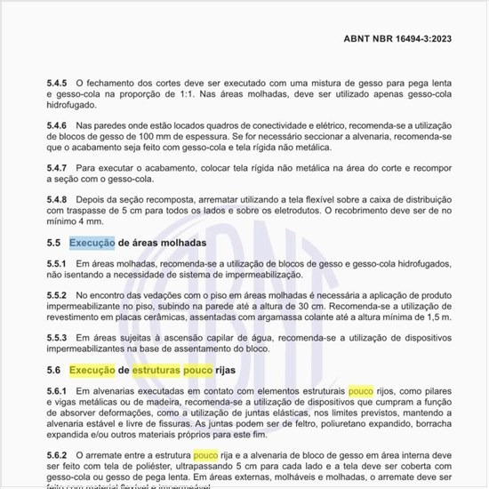 Como fazer a execução de estruturas pouco rijas?