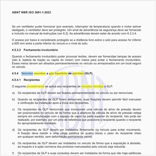 Quais os procedimentos aplicáveis aos veículos movidos a gás liquefeito de petróleo (GLP)?