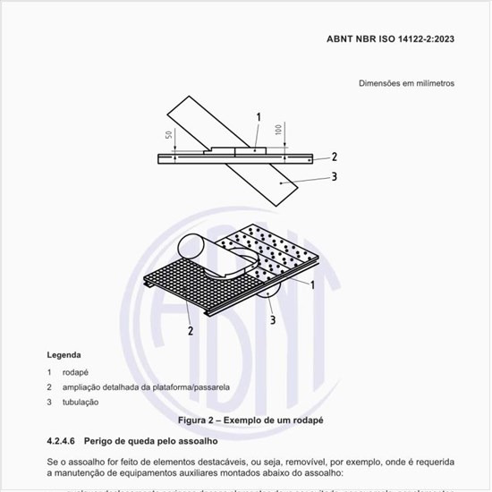 Qual seria um exemplo de um rodapé?