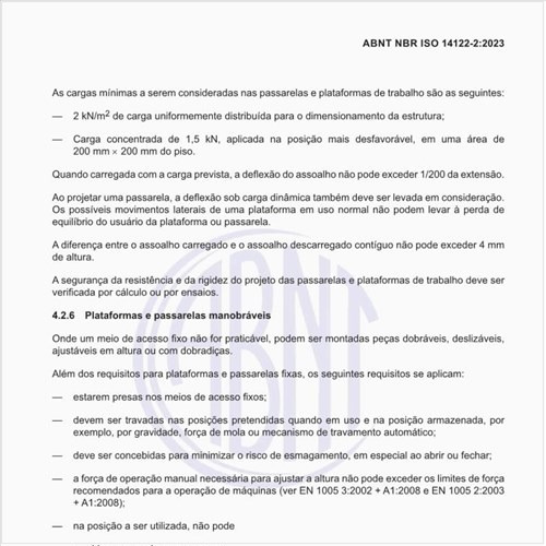 Onde usar as plataformas e passarelas manobráveis?