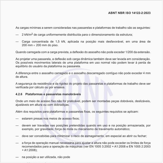 Onde usar as plataformas e passarelas manobráveis?