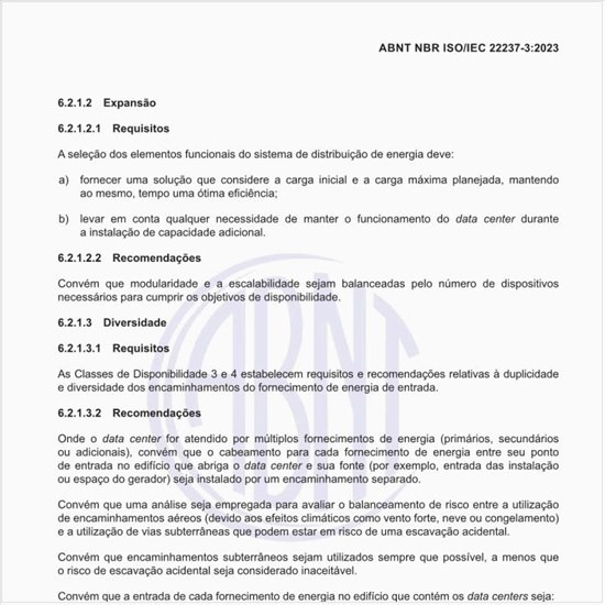 O que deve ser feito em relação à disponibilidade do fornecimento da concessionária?