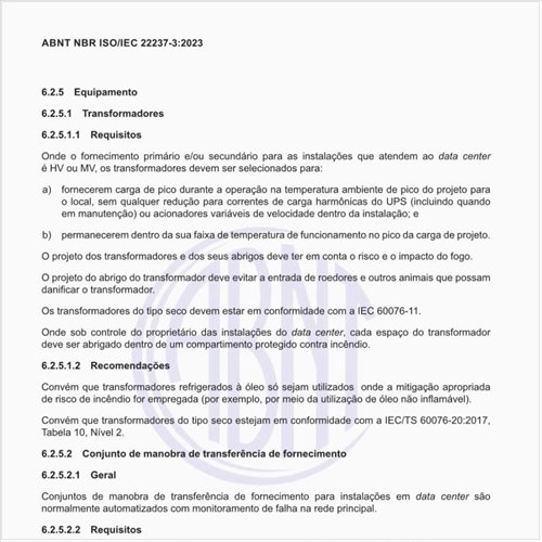 Como devem ser selecionados os transformadores?