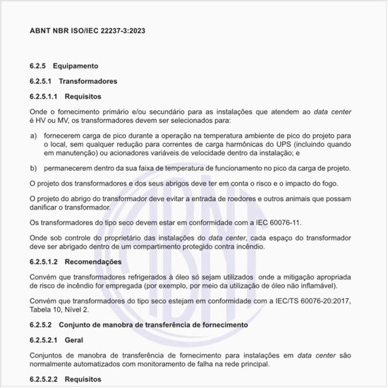 Como devem ser selecionados os transformadores?