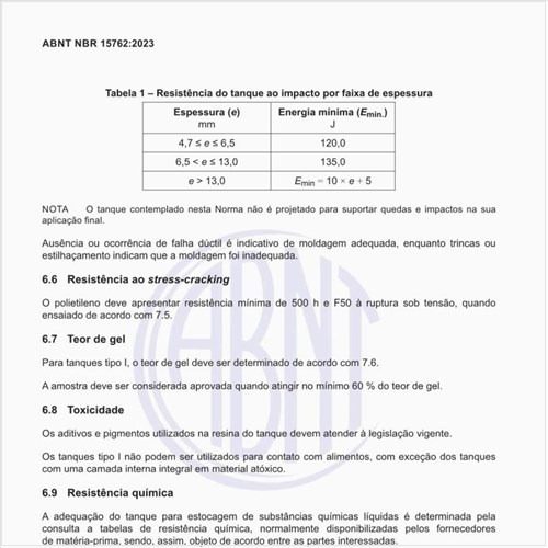 Como conhecer a resistência química dos tanques?