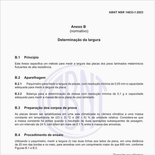 Como executar a determinação da largura?