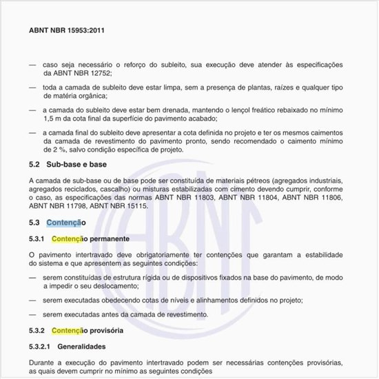 O que é a contenção permanente?