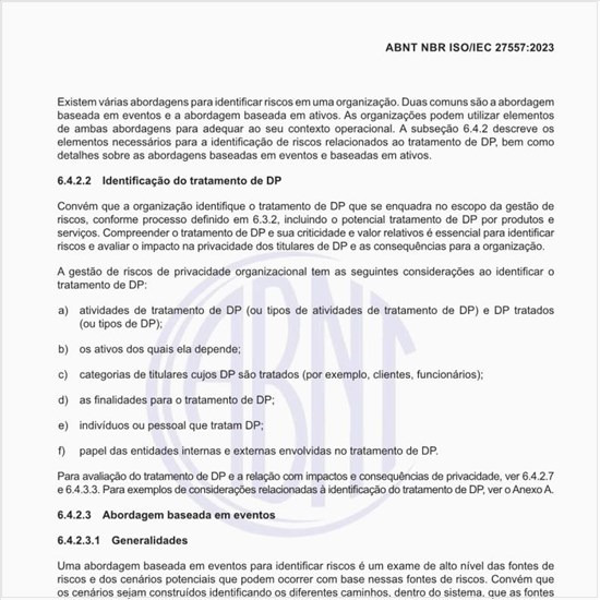 Como deve ser feita a identificação do tratamento de DP?