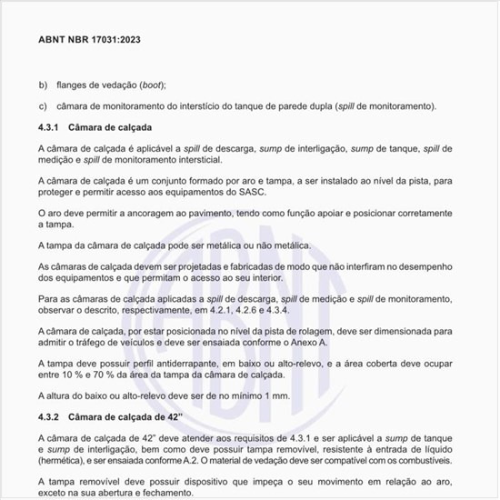 Onde é aplicada a câmara de calçada?