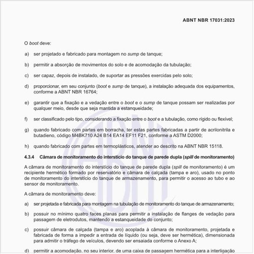 O que é uma câmara de monitoramento do interstício do tanque de parede dupla (spill de monitoramento)?