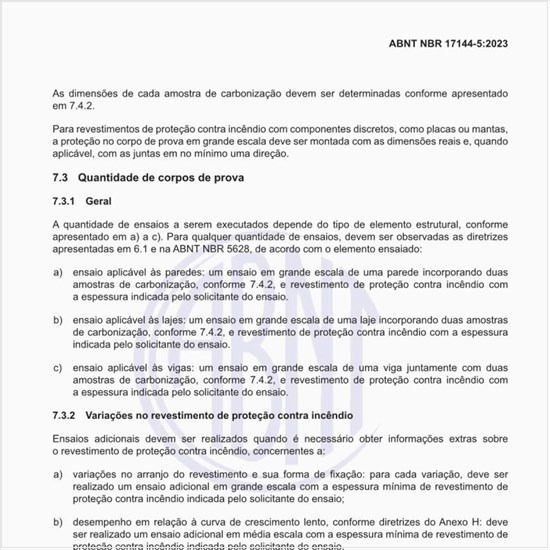 Qual deve ser a quantidade de corpos de prova?