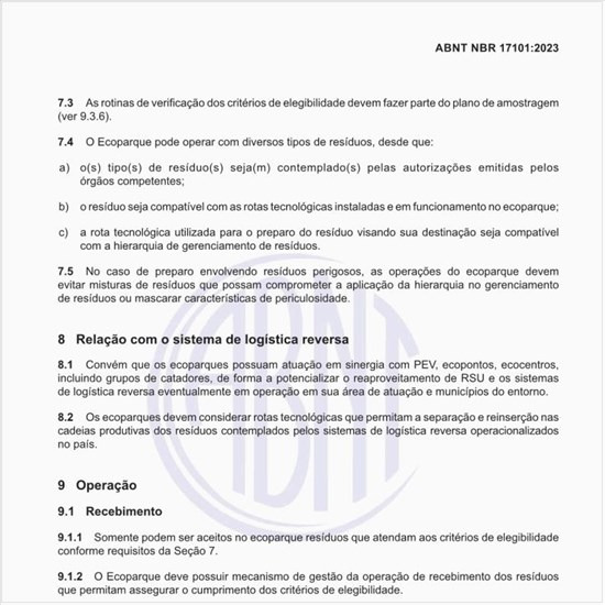 Qual a relação com o sistema de logística reversa?