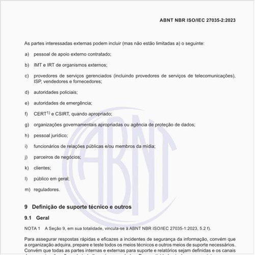 Como fazer a definição de suporte técnico e outros