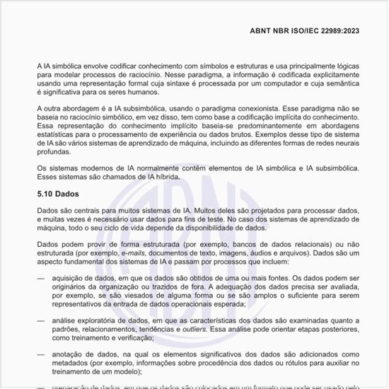 O que representam os dados em IA?