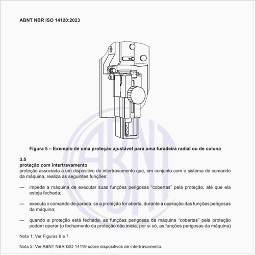 Como deve ser a proteção com intertravamento?