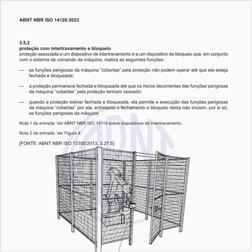 Como realizar a proteção com intertravamento e bloqueio?