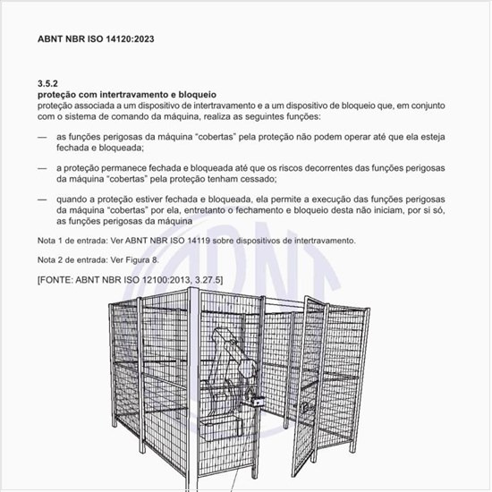 Como realizar a proteção com intertravamento e bloqueio?