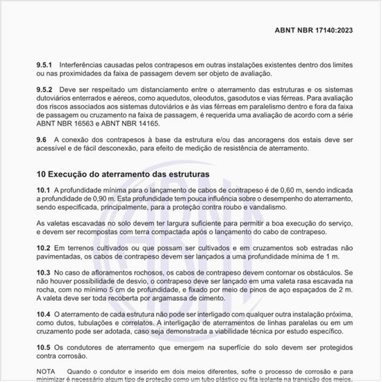 Como realizar a execução do aterramento das estruturas?
