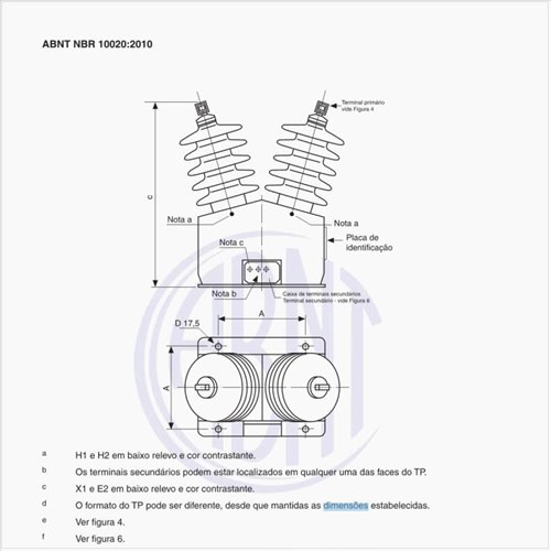 Quais são as dimensões padronizadas dos TP para exterior?