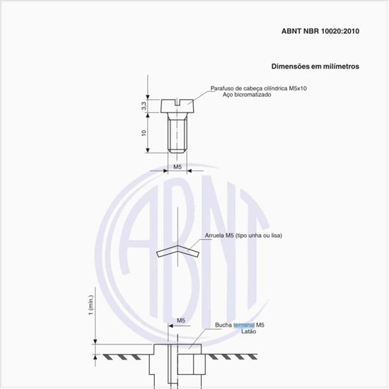 Como deve ser o terminal secundário dos TP com isolação sólida?