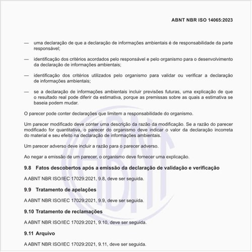 Quais são os requisitos de informações?