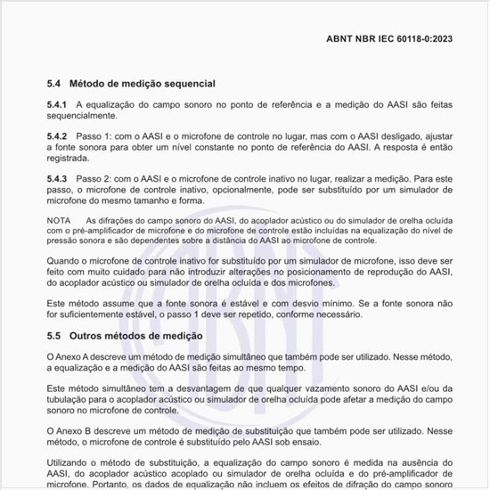 Como pode ser descrito o método de medição sequencial?