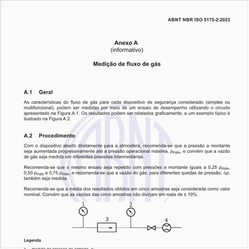 Como executar a medição de fluxo de gás?