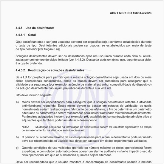 Como fazer a reutilização de soluções desinfetantes?