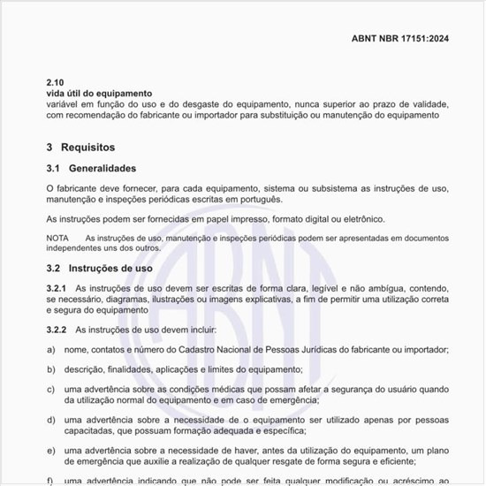 Como entender a vida útil do equipamento?