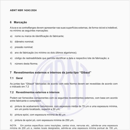 Quais são os revestimentos externos e internos desse tipo de produto?