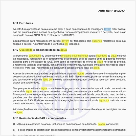 Por que o profissional capacitado e o projetista devem atentar para a qualidade da água no local?