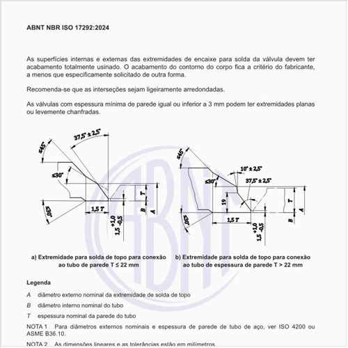 Como devem ser as extremidades para solda de topo?