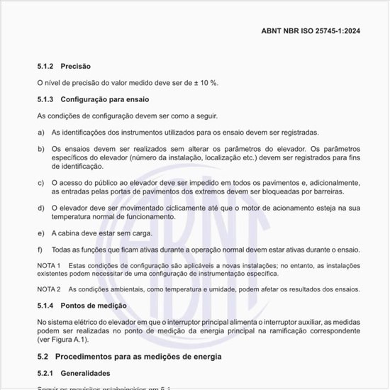 Quais os procedimentos para as medições de energia do circuito principal em movimento?