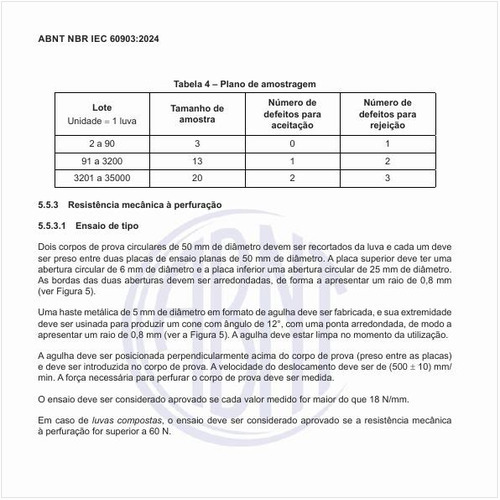 Como fazer o ensaio de resistência mecânica à perfuração?