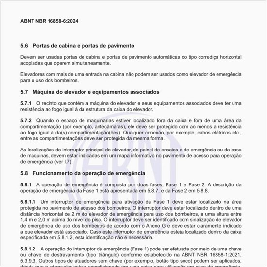 Como é o funcionamento da operação de emergência?